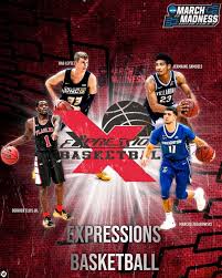 Expressions Basketball alumni featured in a March Madness graphic
