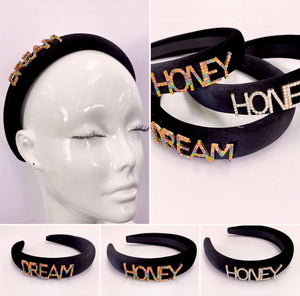 "DREAM" Bling'd Headbands