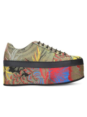 Gucci Women's Peggy Tiger Jacquard Platform